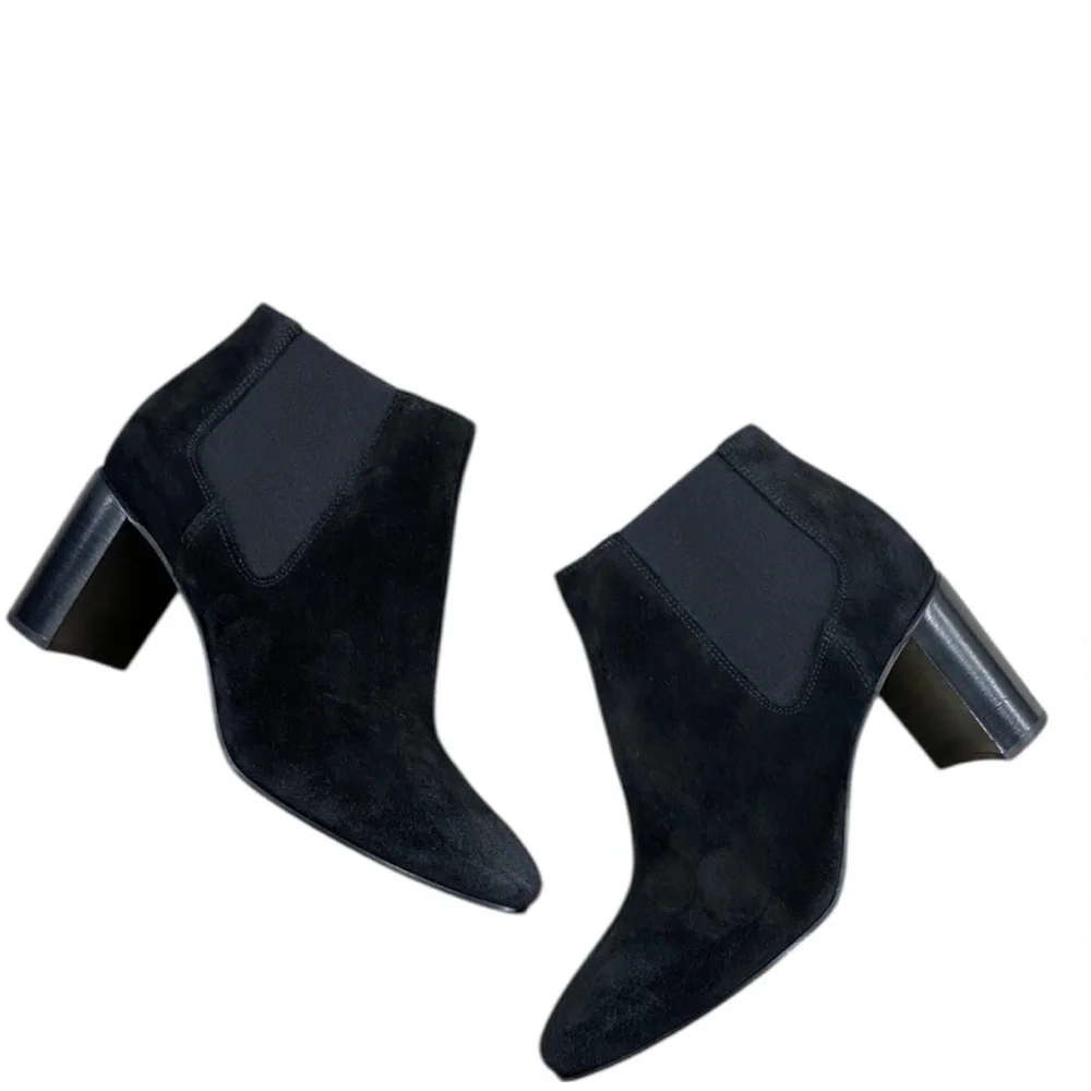 NWT Rag & bone Aslen Black suede Ankle Boots size 11‎